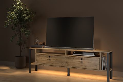 LUCE PLUS EKO LED IŞIKLI TV SEHPASI, 160 CM