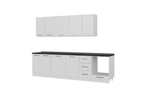 MİNAR SEZGİ 290 CM MUTFAK DOLABI BEYAZ 290-B3