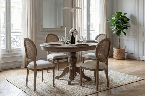 ORLANDO OVAL MASA TAKIMI, ESKİTME RENGİ, 80X120 CM