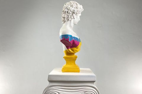 DAVID LEAK POP ART DEKORATİF ROMA YUNAN HEYKELLERİ
