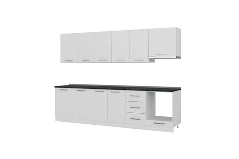 MİNAR FELİX 295 CM MUTFAK DOLABI BEYAZ 295-B5
