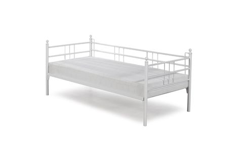 SOHO DAYBED TEK KİŞİLİK BEYAZ, METAL KARYOLA, 90X200