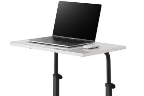 LAPTOP SEHPASI AYARLI OFİS ÇALIŞMA MASASI, BEYAZ, 60X40