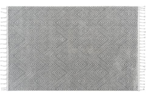 EKO HALI URBAN URB 01 GRİ ETNİK HAV TOZ VERMEZ YUMUŞAK KESME YOLLUK HALI 120X300