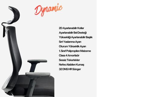 OFİSİMİ SELECT DYNAMİC YÖNETİCİ ÇALIŞMA OFİS KOLTUĞU