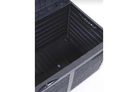 BAHÇE BALKON SANDIĞI, KAPAKLI, ANTRASİT, 320 L