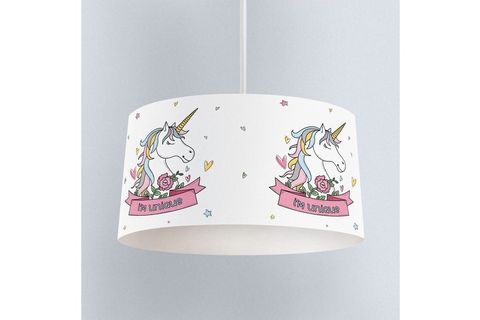 UNİCORN UNİQUE DESENLİ ÇOCUK ODASI SARKIT AVİZE