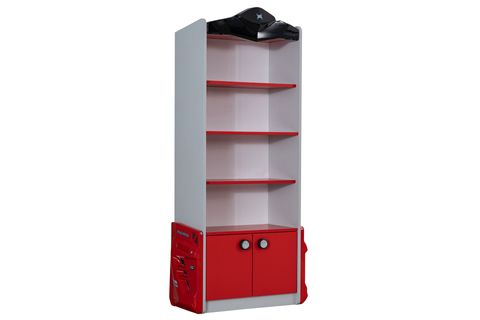 SPORTS ÇOCUK ODASI TAKIMI - KIRMIZI MERSO ARABALI YATAK