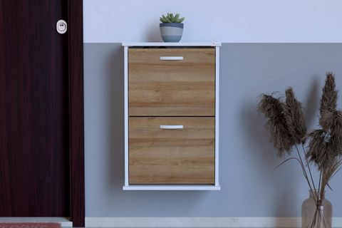 UMAY ASMA 52 CM 2 DÜŞER KAPAKLI AYAKKABILIK, MEŞE