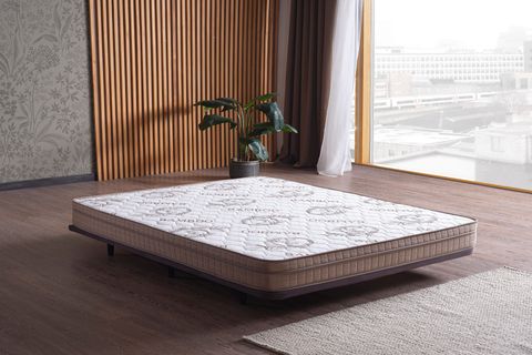 DAKRON BAMBOO DREAM FULL YAYLI ÇİFT KİŞİLİK YATAK, BEJ, 150X200