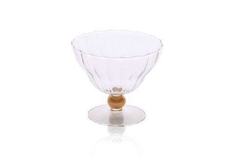 THE MİA CAM DONDURMALIK VE TATLI SUNUM KASESİ GOLD 240 ML