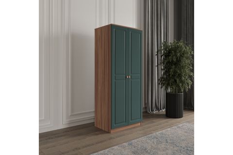 VİOLET GARDIROP, YEŞİL, 2 KAPAKLI