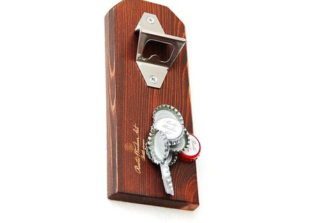 RUSTİCWOODENART ŞİŞE AÇACAĞI, DUVARA MONTE