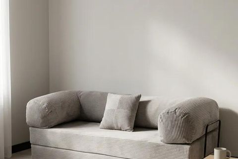 LUMİ İKİLİ SÜNGER KOLTUK YATAK, GRİ, 80X160