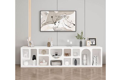 BOHEM MEBRAN KİTAPLIK, BEYAZ, 205 CM