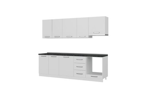MİNAR LİNA 255 CM MUTFAK DOLABI BEYAZ 255-B5