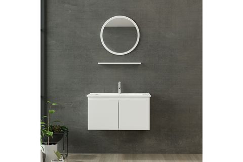 NİKA BANYO DOLABI 100CM AS2K 1YA1R ETJ BEYAZ
