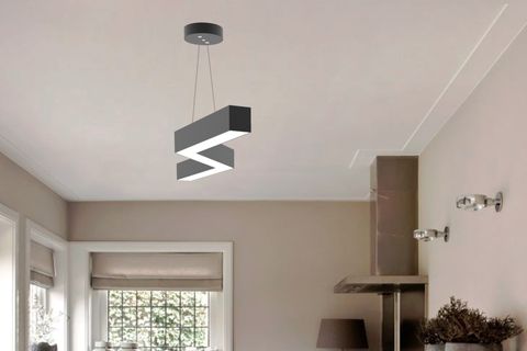HEGZA LIGHTING GABBIANO LED AVİZE, SİYAH KASA SARI IŞIK