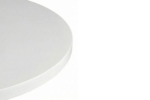 BELLE YUVARLAK MUTFAK MASA TAKIMI, BEYAZ LAKE MAT, 90 CM