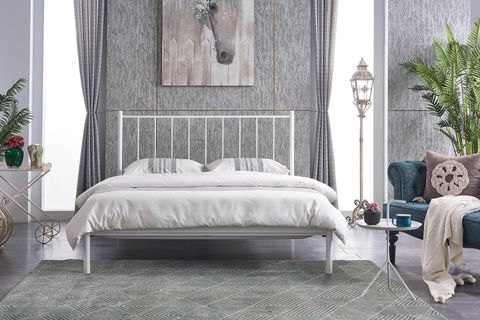 FALEZ ST METAL KARYOLA, BEYAZ, 120X200