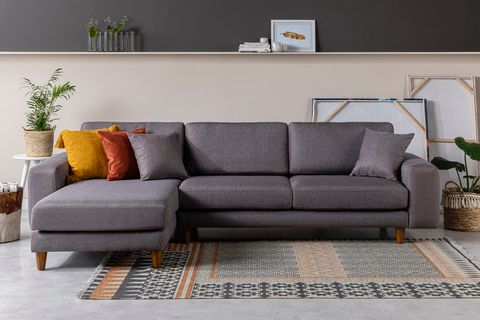 MERLİN L KÖŞE KOLTUK GRAY SAĞ