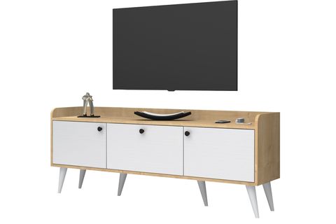 EFES TV ÜNİTESİ, MEŞE BEYAZ, 160 CM