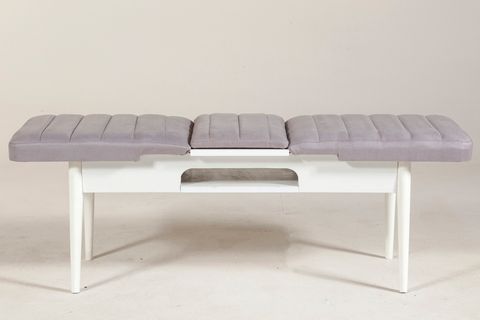 SEMBOL AÇILIR BENCH, BEYAZ SOHO GRİ
