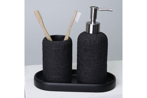 NATURAL BANYO SETİ, SİYAH