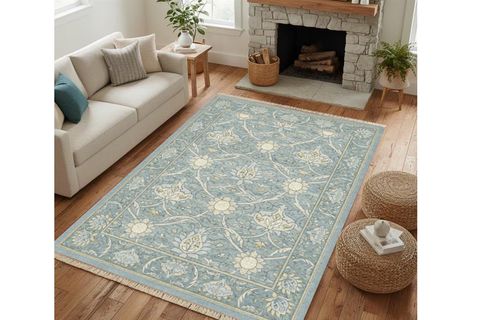 BUZ YOLU DOKUMA TABAN HALI, 573 YNG 80X150 CM