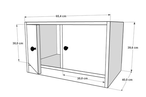 YUSUF KOMODİN, 2 KAPAKLI, KMD-1006-Ç