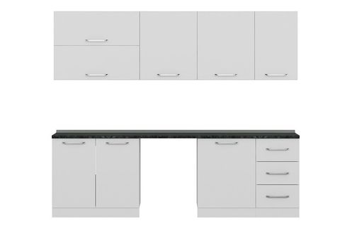 MİNAR 255 CM MUTFAK DOLABI BEYAZ 255 B10