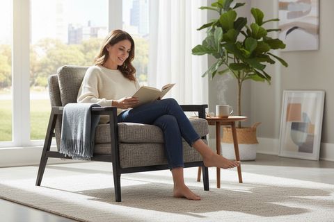 FERRO TEKLİ KOLTUK, SHOWROOMDAN KUMAŞ DEĞİŞİMLİ