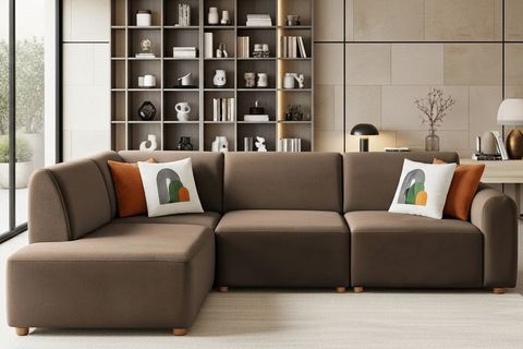 BRUSSELS SOL KÖŞE KOLTUK, KAHVERENGİ