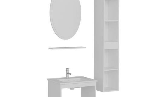 VERA BANYO DOLABI 65CM AS2K+1EA1R+ETJ+BOY BEYAZ