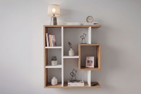 ENDA HOME YEGANE ÇİFT KULLANIMLI DUVAR RAFI BEYAZ ÇAM
