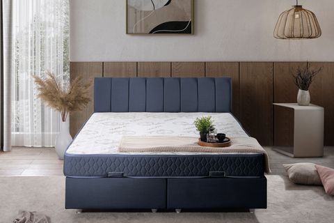 GABBA BAZA BAŞLIK LETTO YATAK SETİ, LACİVERT, 100X200