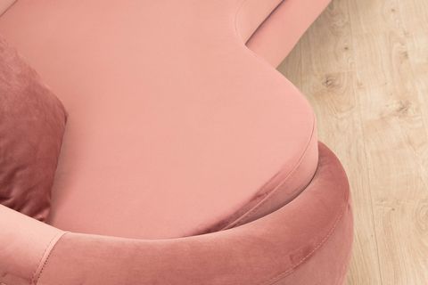 ESES SOL KOLLU ÜÇLÜ KOLTUK, PEMBE