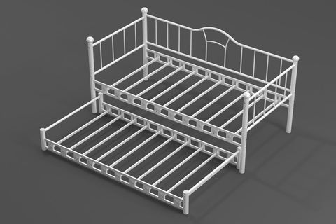 ARGİMO KAMELYA YAVRULU DAYBED SEDİR KARYOLA, BEYAZ, 90X200