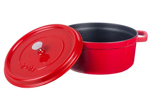 HECHA 20 CM DÖKÜM TENCERE KIRMIZI