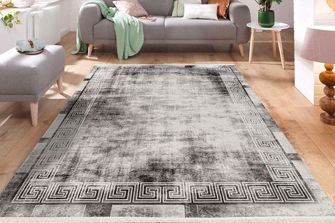FESTİVAL HALI FESTİVAL MODERN YIKANABİLİR KAYMAZ SİYAH ODA HALISI 0204AA 160X230