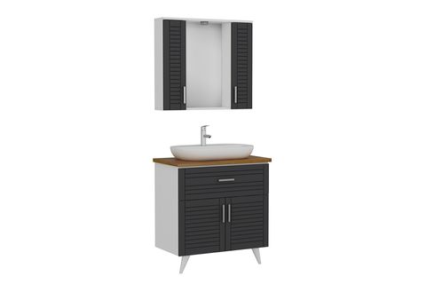 VERA BANYO DOLABI AY2K1Ç201, ANTRASİT, 85CM