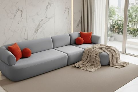 TURİN PİYONLU KÖŞE KOLTUK, SAĞ, GRİ