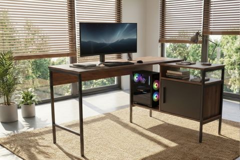 MODULAGO OFİS MASA TAKIMI, ANTRASİT CEVİZ