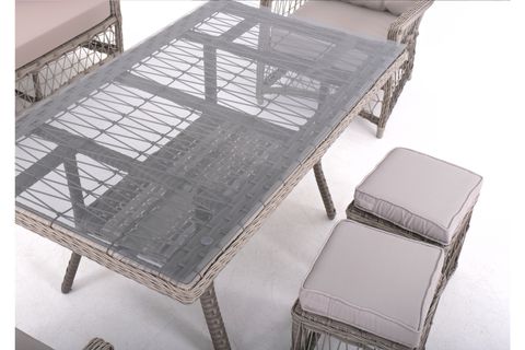 FLEXY HOME GARDEN BAREX ÜÇLÜ TAKIM, GRİ