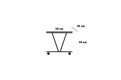 V YAZICI SEHPASI, BEYAZ ATLANTİK ÇAM, 30X45
