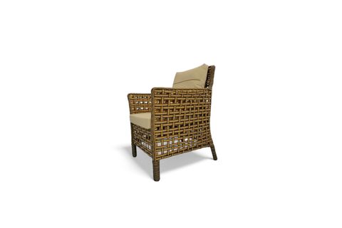 PAVİA RATTAN ÜÇLÜ BAHÇE MOBİLYASI, KAHVERENGİ