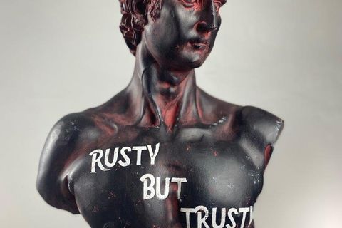 DAVID RUSTY BUT TRUSTY POP ART DEKORATİF ROMA YUNAN HEYKELLERİ