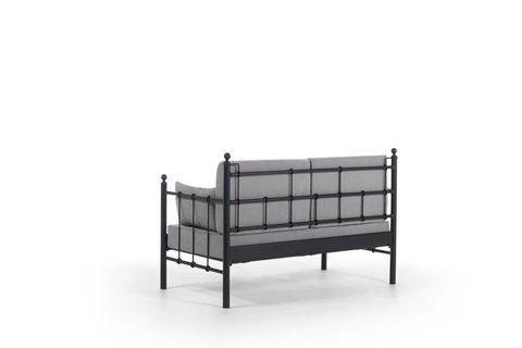 LALAS DK METAL SOFA SEDİR SİYAH 70X140CM