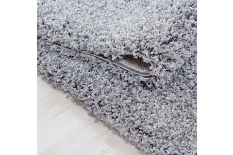 SHAGGY HALI, TÜYLÜ, AÇIK GRİ, 80X250