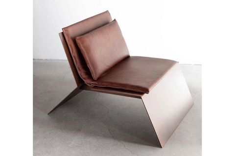 SOHOMANJE LEONARDO GERÇEK DERİ BERJER, KAHVE